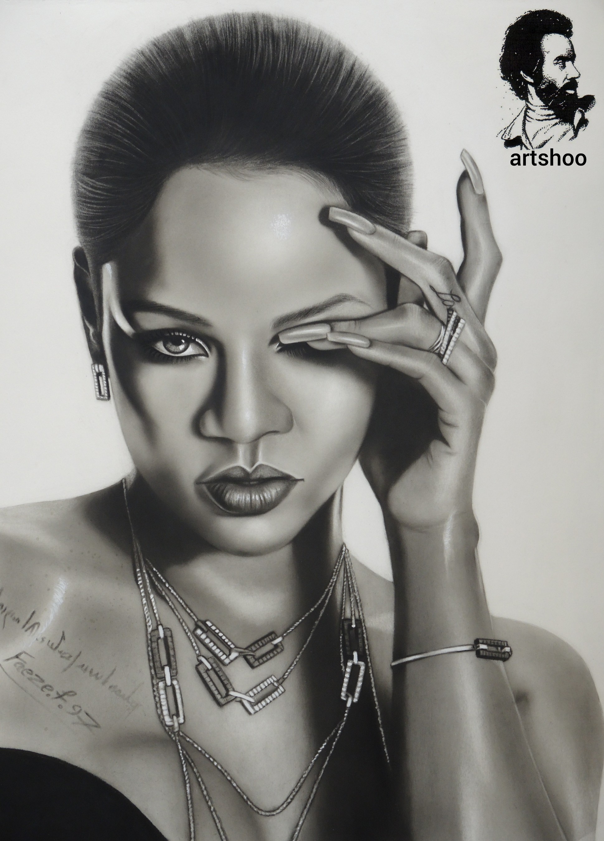 نقاشی سیاه قلم اورژینال